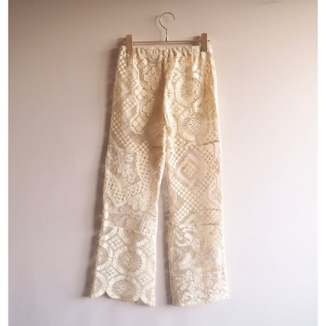 original remake patchwork lace pants (D)