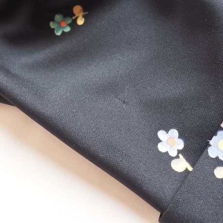 70s floral short jacket