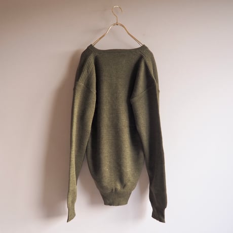 60〜70s Netherlands Army V-neck sweater