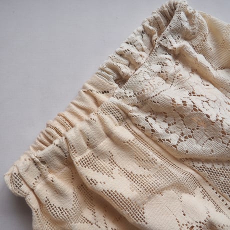 original remake docking lace wide pants (B)
