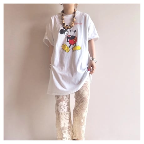 70〜80s "Velva Sheen" oversized mickey t-shirts