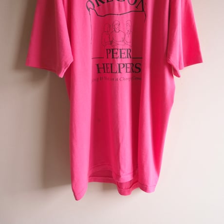 80s "Hanes" peer helpers print t-shirts (PK)