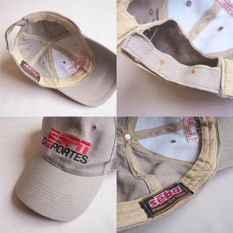 80〜90s embroidered logo cap