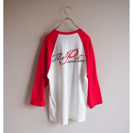 90s〜 print raglan tee