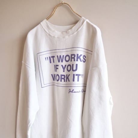 90s "Fruit Of The Loom" print sweat