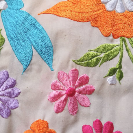 70s floral embroidered jacket