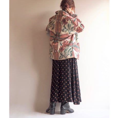 "Classic Western" floral tapestry jacket