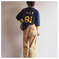 80s "Russell Athletic" numbering patch print t-shirts