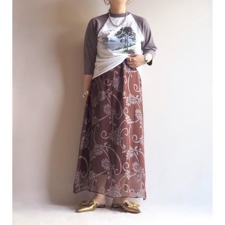 "Gribble & Co" raglan print  L/S shirts