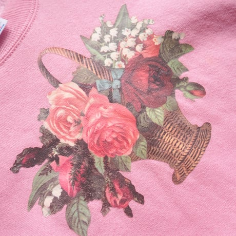 80s "JERZEES" floral print sweat