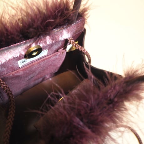 vintage feather mini bag