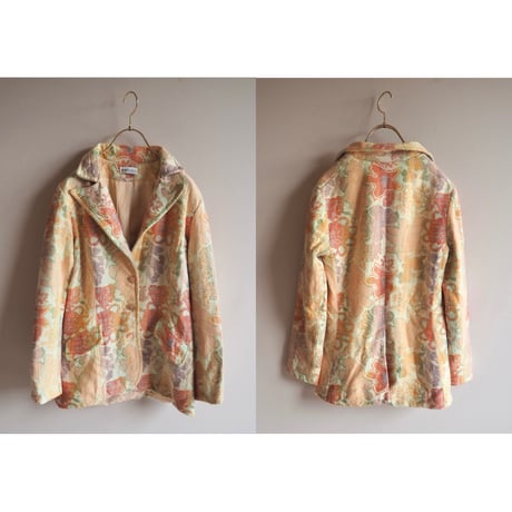 70s "new issues" tapestry jacket & maxi skirt set