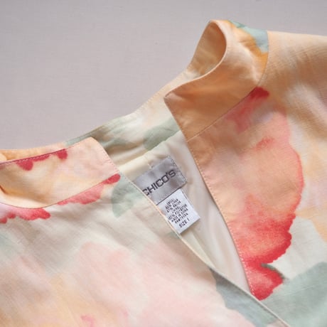 "Chico's" watercolor floral jacket