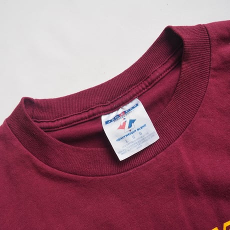 00s〜 "JERZEES" college print tee
