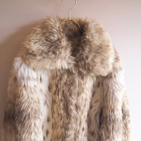 70s "Furrage Tissavel" faux fur coat