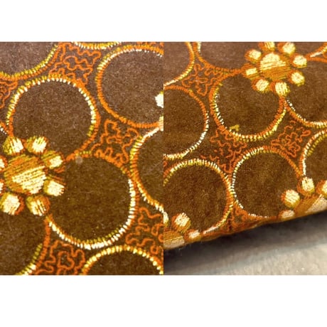 70〜80s floral clutch bag