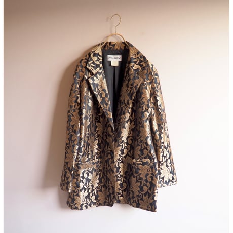 80s "Joan Walters" lace tailored jacket