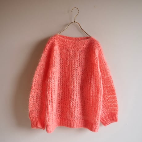 vintage low gauge fuzzy sweater