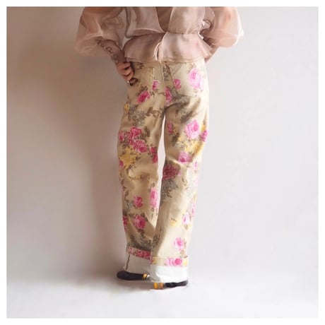 vintage floral pants