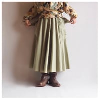 vintage design midi skirt