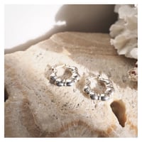 silver925 small hoop earrings