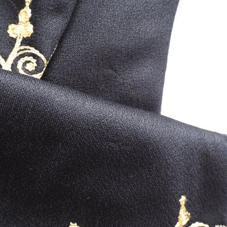 vintage bell sleeve embroidered kaftan dress