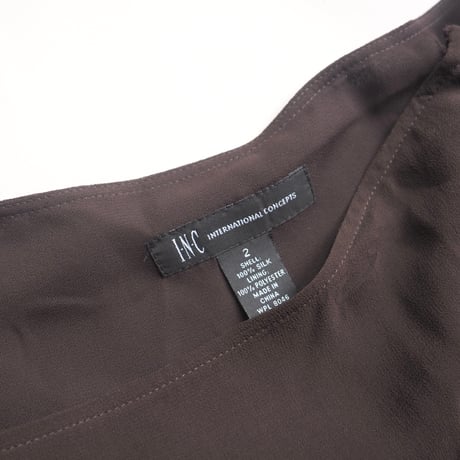"I.N.C" silk pleated maxi skirt