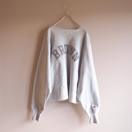90s "Champion" reverse weave cutoff college sweat
