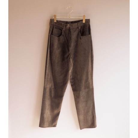 "Cristina Gavioli" suede tapered pants