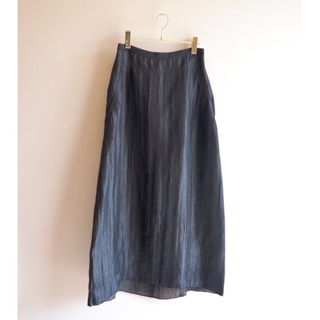 "DKNY" linen design maxi skirt