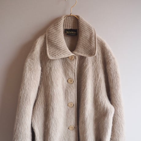 "Val d'Arizes" wool × alpaca knit jacket