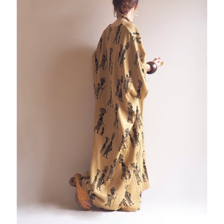 "NEFERTITI" ethnic kaftan dress