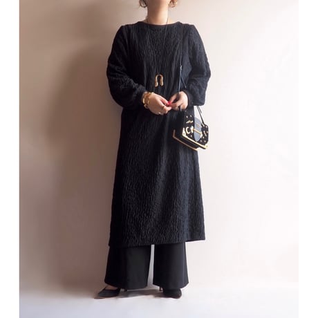 "Anthony Richards" textured midi dress