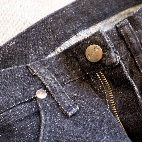 80s wrangler black denim pants