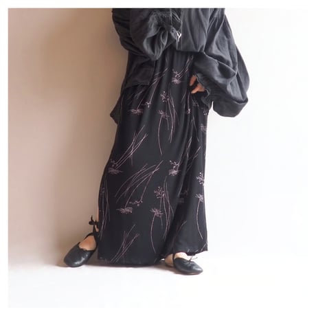 "STUDIO WORKS" floral maxi skirt