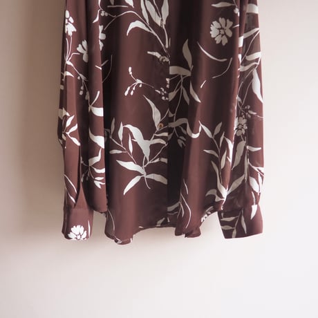 "Coldwater Creek" floral oversized sheer blouse