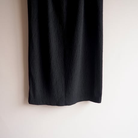 "Bobbie Brooks" black creased maxi skirt