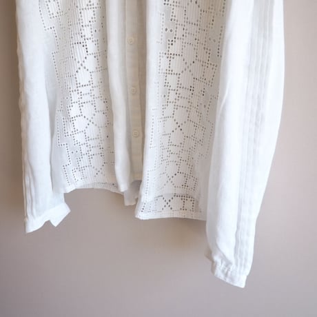 vintage folk lace blouse