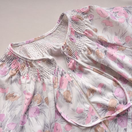 70s floral house maxi dress