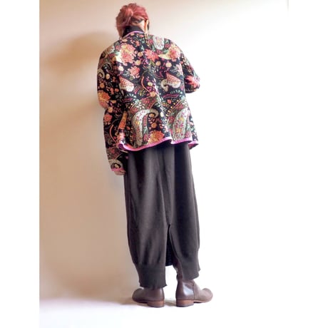 vintage reversible floral × paisley jacket