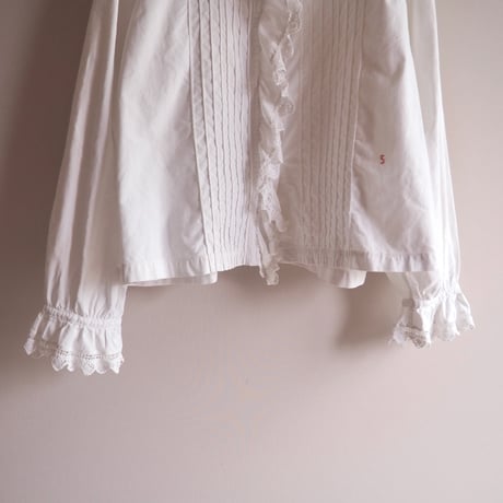 1900s〜 edwardian ruffle night blouse