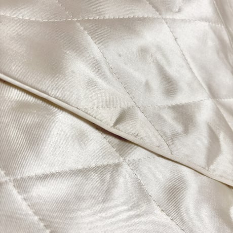 50〜60s chinese embroidered quilt jacket (ivory)
