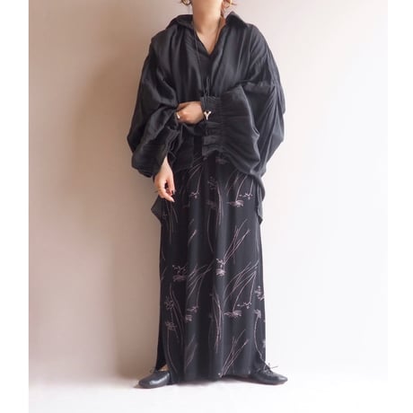 "STUDIO WORKS" floral maxi skirt