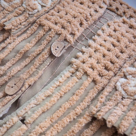 "Sandy Starkman" floral chenille art jacket