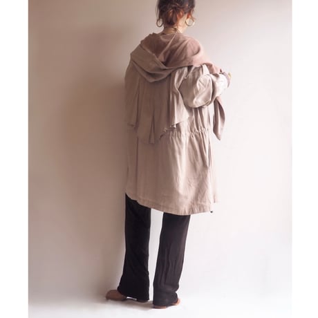 80s "GANTOS" drawstring design coat