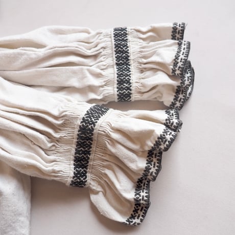 vintage romanian embroidered blouse