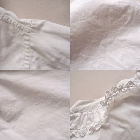 1900s〜 edwardian ruffle night blouse