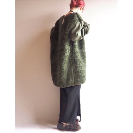 90s Dutch Army boa liner jacket