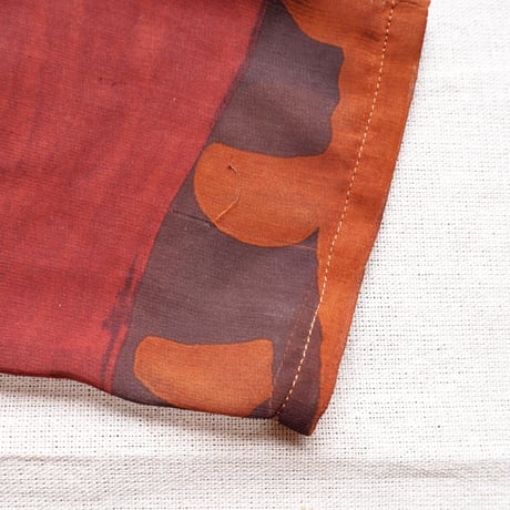 sheer brown abstract print shirts