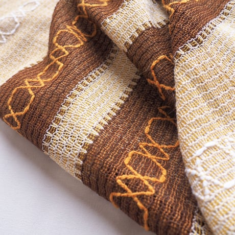 "Doris Wood" embroidered woven maxi skirt